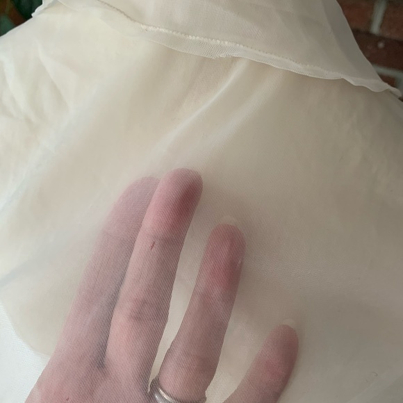 Vtg Vanity Fair sheer peignoir dressing gown - Picture 3 of 7